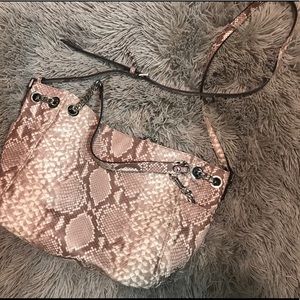 Snake skin leather purse